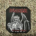 Blasphemy - Patch - Blasphemy weltering in blood faux leather patch