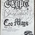 Cro-mags - Other Collectable - Cro-Mags / Destruction / Crypt - Michigan - 5/4/89 - Flyer