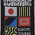 Scorpions - Patch - Scorpions - Europe Tour ‘84- Woven Patch