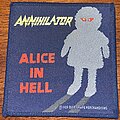 Annihilator - Patch - Annihilator Annihilate - Alice in Hell - Woven Patch