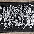 Brutal Truth - Patch - Brutal Truth - Logo - Woven Patch