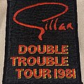 Gillan - Patch - Gillan Gillian - Double Trouble Tour 1981 - Woven Patch