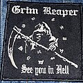 Grim Reaper - Patch - Grim Reaper - See You in Hell - Embroidered Patch