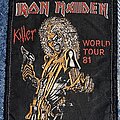 Iron Maiden - Patch - Iron Maiden - Killer World Tour ‘81 - Woven Patch