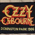 Ozzy Osbourne - Patch - Ozzy Osbourne - Donington Park 1986 - Woven Patch