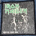 Iron Maiden - Patch - Iron Maiden - British Tour 1980 - Printed Patch