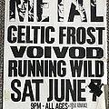 Celtic Frost - Other Collectable - Celtic Frost/ Voivod / Running Wild - "Prepare for the Blitz Tour" - PDX, OR -...