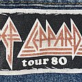 Def Leppard - Patch - Def Leppard - Tour 80 - Printed Logo Patch