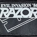 Razor - Patch - Razor - Evil Invasion ‘86 - Printed Patch