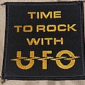 UFO - Patch - UFO - Time to Rock with UFO - Woven Patch