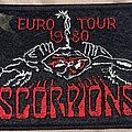 Scorpions - Patch - Scorpions - Euro Tour 1980 - Embroidered Patch