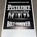 Pestilence - Patch - Pestilence / Autopsy / Bolt Thrower - Bloodbrother Tour 1990 - Poster