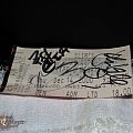 Type O Negative - Other Collectable - Signed Type O Negative ticket (and crusty towel)