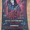 Death - Other Collectable - Death Tribute Show Poster Singed
