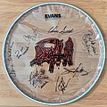Death - Other Collectable - Selfmade Death Drumhead singed