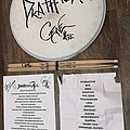 Death - Other Collectable - Death To All Drumhead +2 Gene Hoglan Drumsticks + 2 Setlist