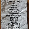Death - Other Collectable - Death To All Set List 21.06.2022 Leipzig
