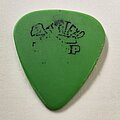 Death - Other Collectable - Death Chuck Schuldiner  Green Dunlop Guitar Pick Jused