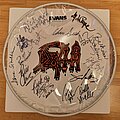 Death - Other Collectable - Death - Drumhead singed by Bobby Koelble