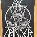 Axegrinder - Patch - Axegrinder leather backpatch