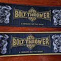 Bolt Thrower - Patch - Bolt Thrower - A Tribute To The Dead Strip Patches