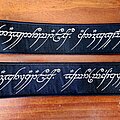 Lord Of The Rings - Patch - Lord Of The Rings - Black Speech Strip Patches
