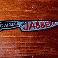 GG Allin - Patch - GG Allin & The Jabbers Shaped Patch