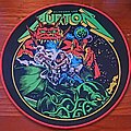 Metallica - Patch - Metallica Cliff Burton - Bass Hero Backpatch (Red Border)