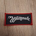 Whitesnake - Patch - Whitesnake red logo