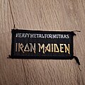 Iron Maiden - Patch - Iron maiden heavy metal for muthas