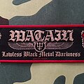 Watain - Patch - Watain "Lawless Black Metal Darkness" Official Woven Patch