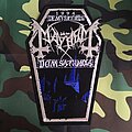 Mayhem - Patch - Mayhem Embroidered Leather Back Patch