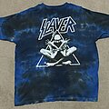 Slayer - TShirt or Longsleeve - "Slayer - Divine Intervention" Triangle Demon Tie-Dye T-Shirt (Dark Blue) (Size...