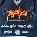 Immolation - TShirt or Longsleeve - IMMOLATION Asia Australia 2019 tour autographed short sleeve shirt