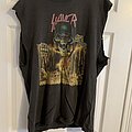 Slayer - TShirt or Longsleeve - Vintage Slayer European Intourvention 1995 Cut Off Shirt