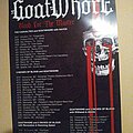 Goatwhore - Other Collectable - Goatwhore Blood for the Master Tour Poster