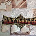 Bolt Thrower - Patch - Bolt Thrower Logo Bigshape  28 x 12 Cm