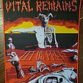 Vital Remains - Patch - Vital Remains Let us pray woven back patch