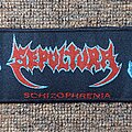 Sepultura - Patch - Sepultura- Schizophrenia patch