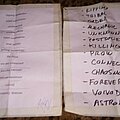 Voivod - Other Collectable - Voivod set lists 2016 tour