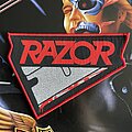 Razor - Patch - Razor glitter logo patch