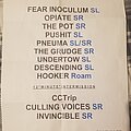 Tool - Other Collectable - Tool - Setlist (March 3rd, 2022 Detroit, Michigan)