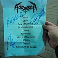 Schizophrenia - Other Collectable - Schizophrenia setlist