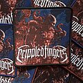 Crippled Fingers - Patch - Crippled Fingers - Through the Pain woven patch black border