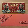 Razor - Patch - Razor - Cycle of Contempt