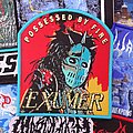 Exumer - Patch - Exumer - Possessed by Fire woven patch blue border