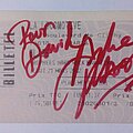 Angra - Other Collectable - Andre Matos signed ticket