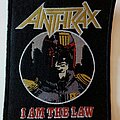 Anthrax - Patch - Anthrax I am The Law patch