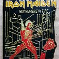 Iron Maiden - Pin / Badge - Iron Maiden Somewhere in time pin badge large variant