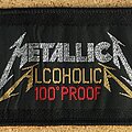 Metallica - Patch - Metallica Patch - Alcoholica 100° Proof